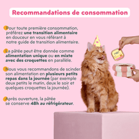 Pour des fêtes pleines de ronrons, coffret pâtée Ziggy Édition Fête poulet cheddar olives