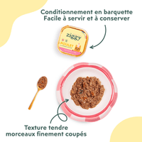 Pâtée premium pour chat adulte au poulet, cheddar et olives, 0% amidon, haute digestibilité