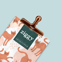 Pince de fermeture à sachet de croquettes pour chat Ziggy